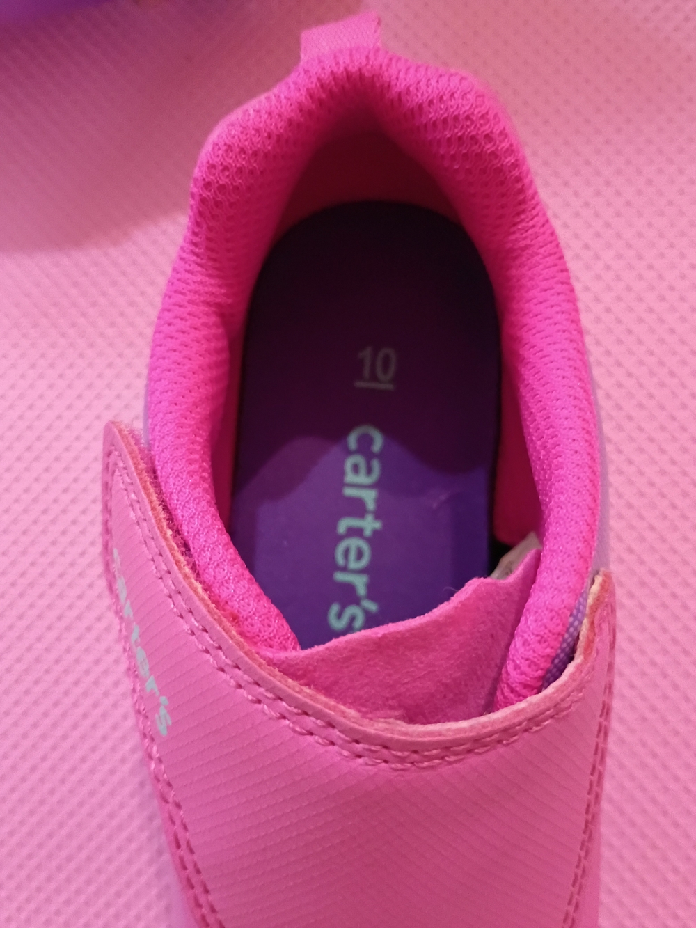 Carter's Pink Soccer Cleats - Picture 4 of 4